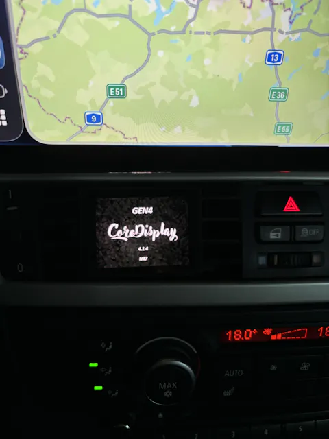 🔥 NEU: Datendisplay für BMW 3er E9x E90 E91 E92 E93 ECKIG