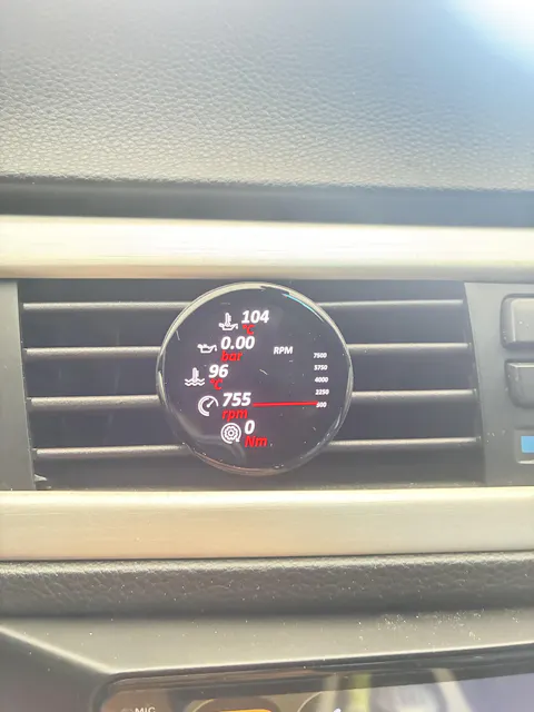 Datendisplay für BMW 3er E9X E90 E91 E92 E93 RUND