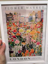 Flower Market London Print