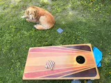 Retro Wood Cornhole Boards - Professional Tournament Series