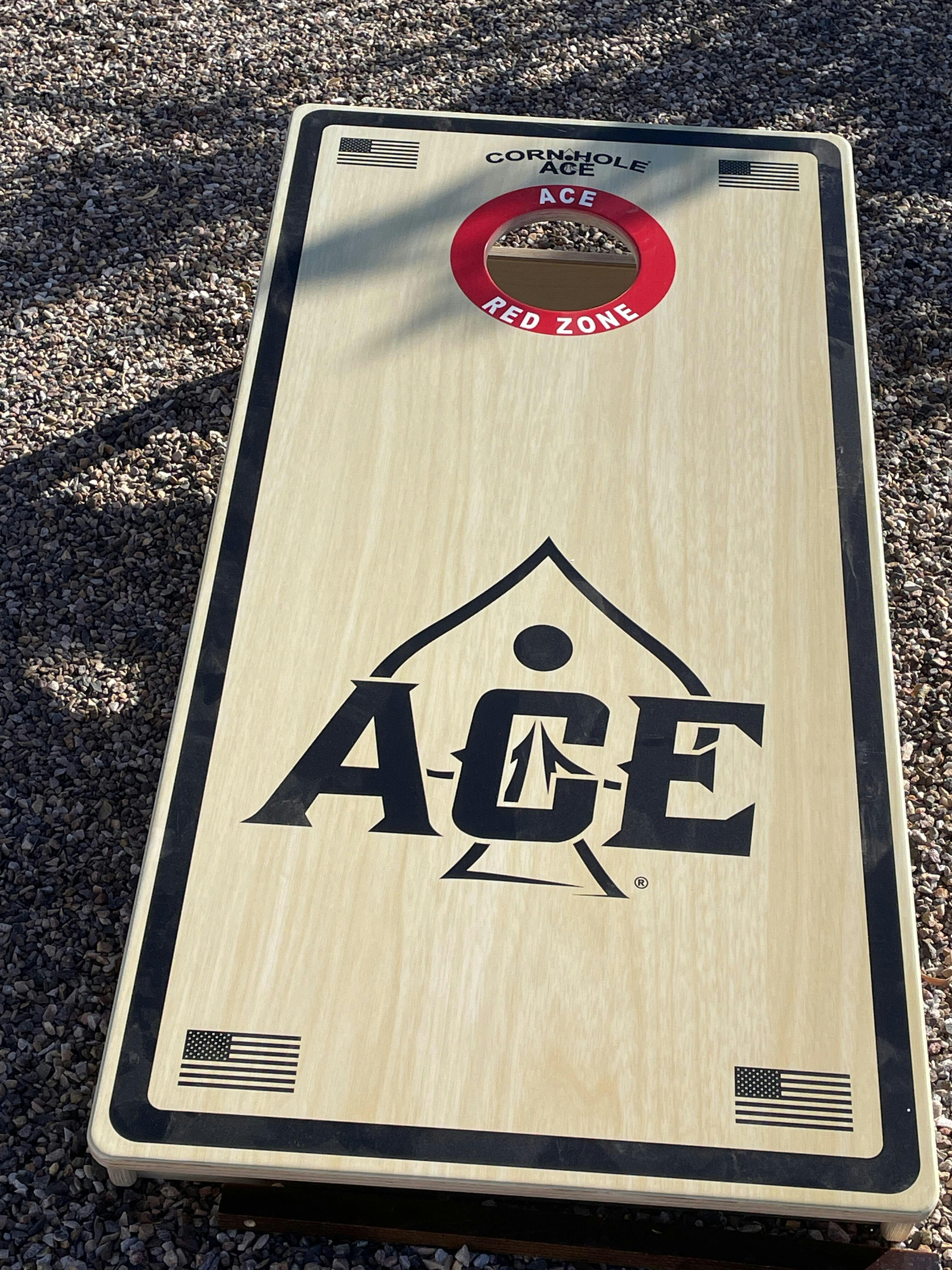 ACE Red Zone Cornhole Board Set | Professional – CornholeAce