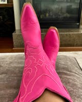 Corral Barbie Fuchsia Pink Tall Top Stitch and Inlay Boot Z5157