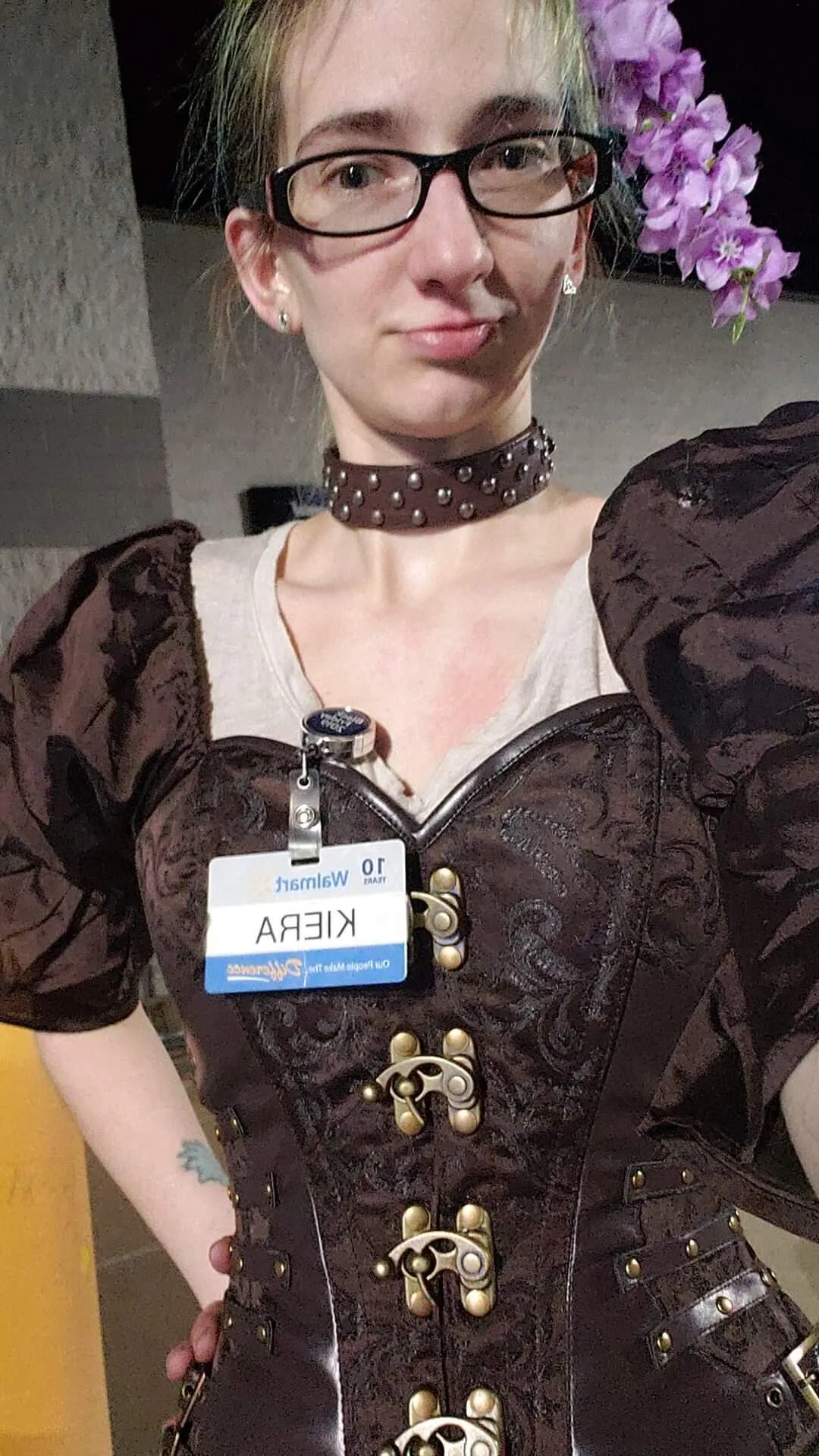 Liz Steampunk Overbust Corset with Shrug main image 1