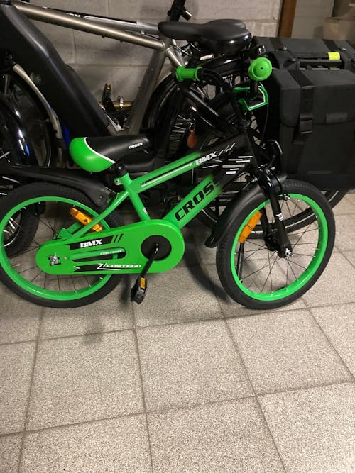 BMX Cross Jongensfiets groen 18 Inch