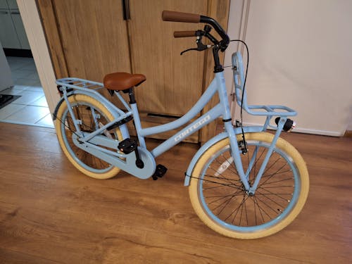 Transporter Meisjesfiets 22 inch Blauw