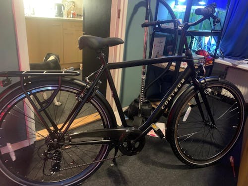 Premium D7 Herenfiets 7 Versnellingen Mat-Zwart