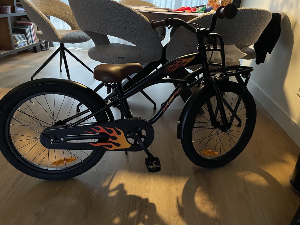 Cruiser Jongensfiets Zwart 20 Inch