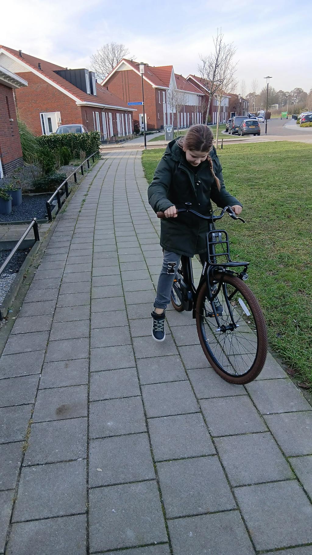 Excellent Meisjesfiets 26 inch Mat-Zwart