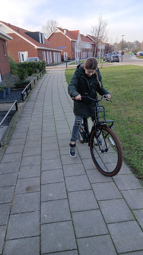 Excellent Meisjesfiets 26 inch Mat-Zwart