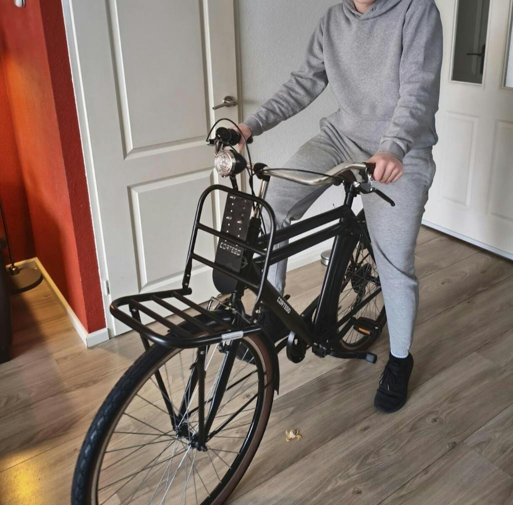 Transporter Herenfiets 7 Versnellingen Mat-Zwart