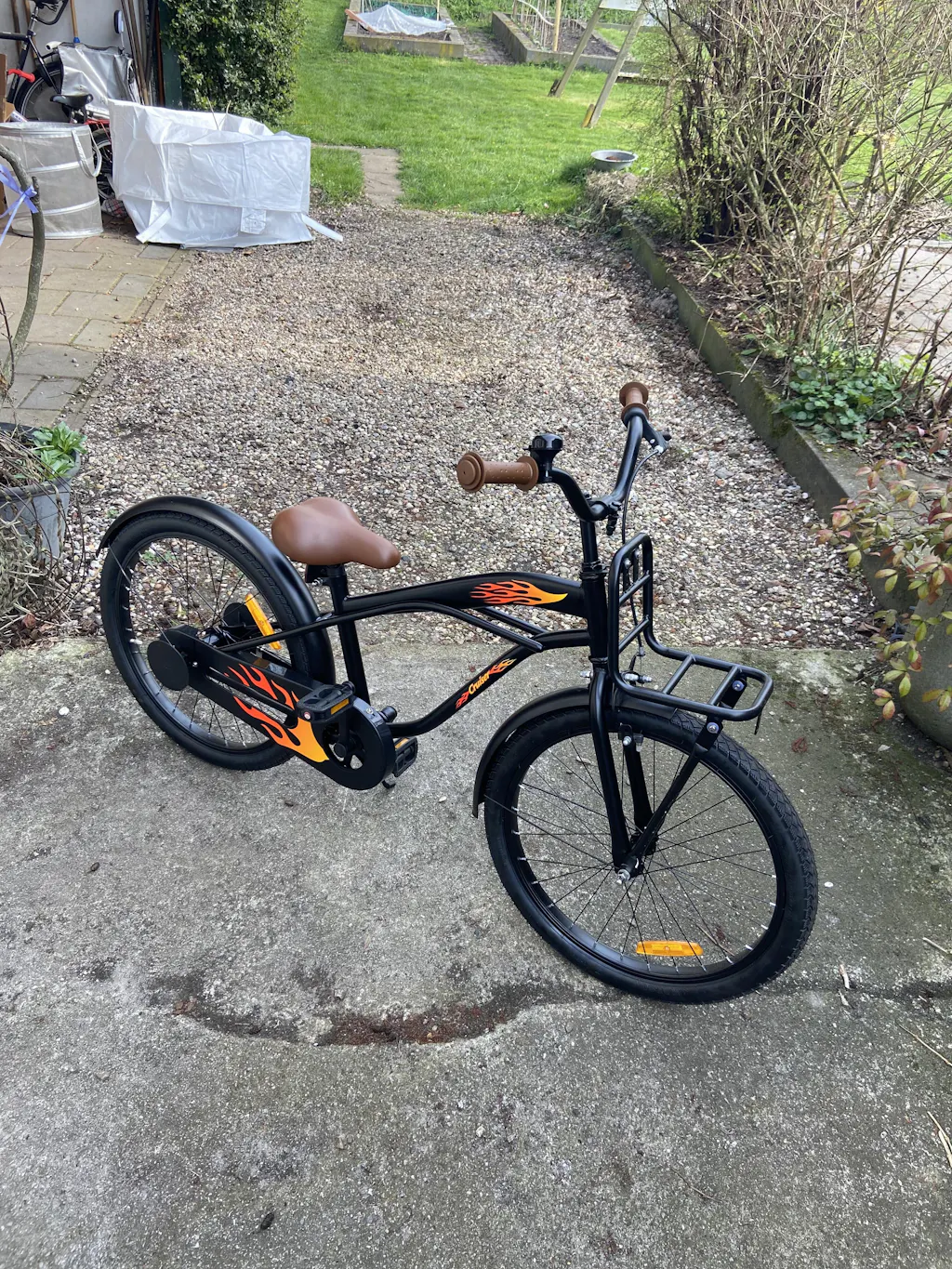 Cruiser Jongensfiets Zwart 22 Inch