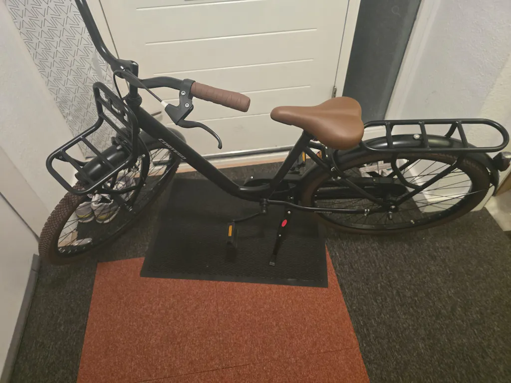 Excellent Meisjesfiets 26 inch Mat-Zwart