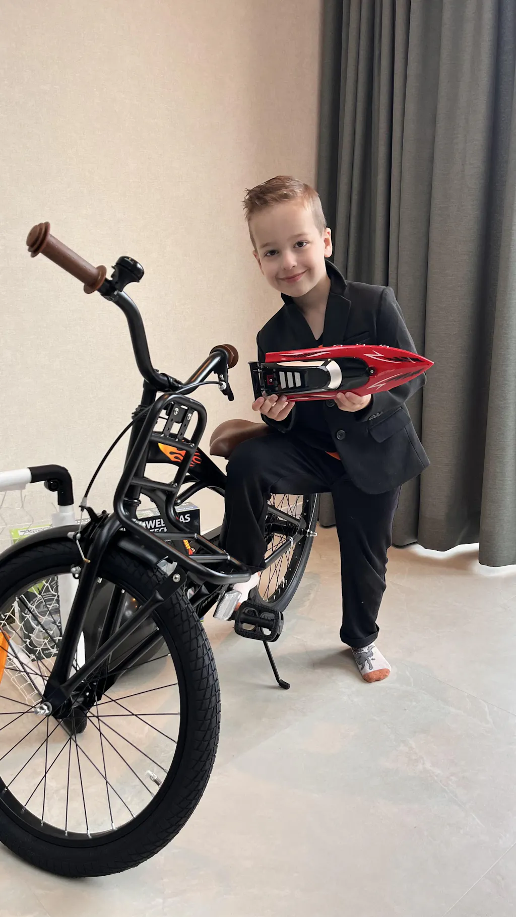 Cruiser Jongensfiets Zwart 20 Inch