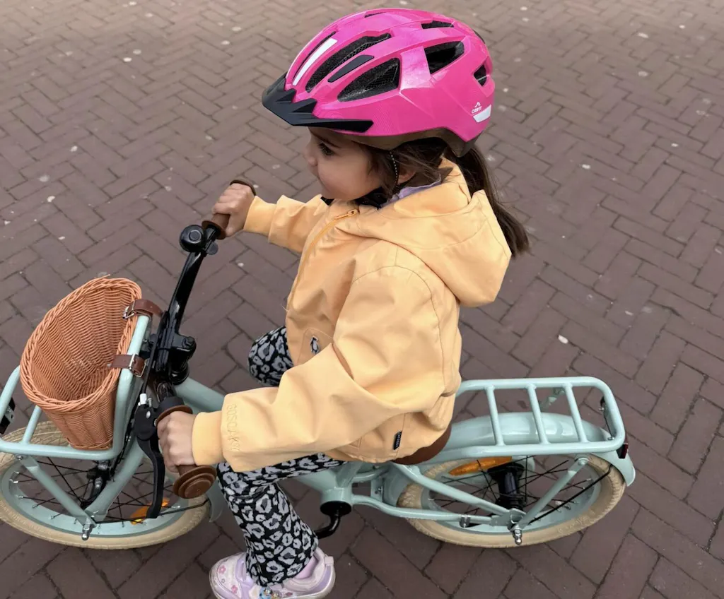 Liberty meisjesfiets Groen 16 inch + mand