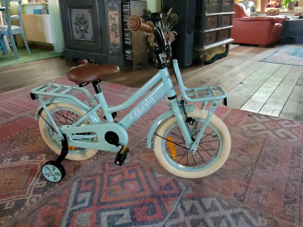 Liberty meisjesfiets Groen 12 inch