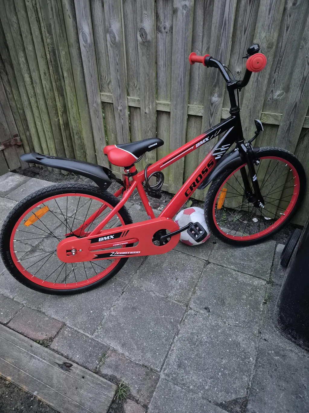 BMX Cross Jongensfiets Rood 22 inch