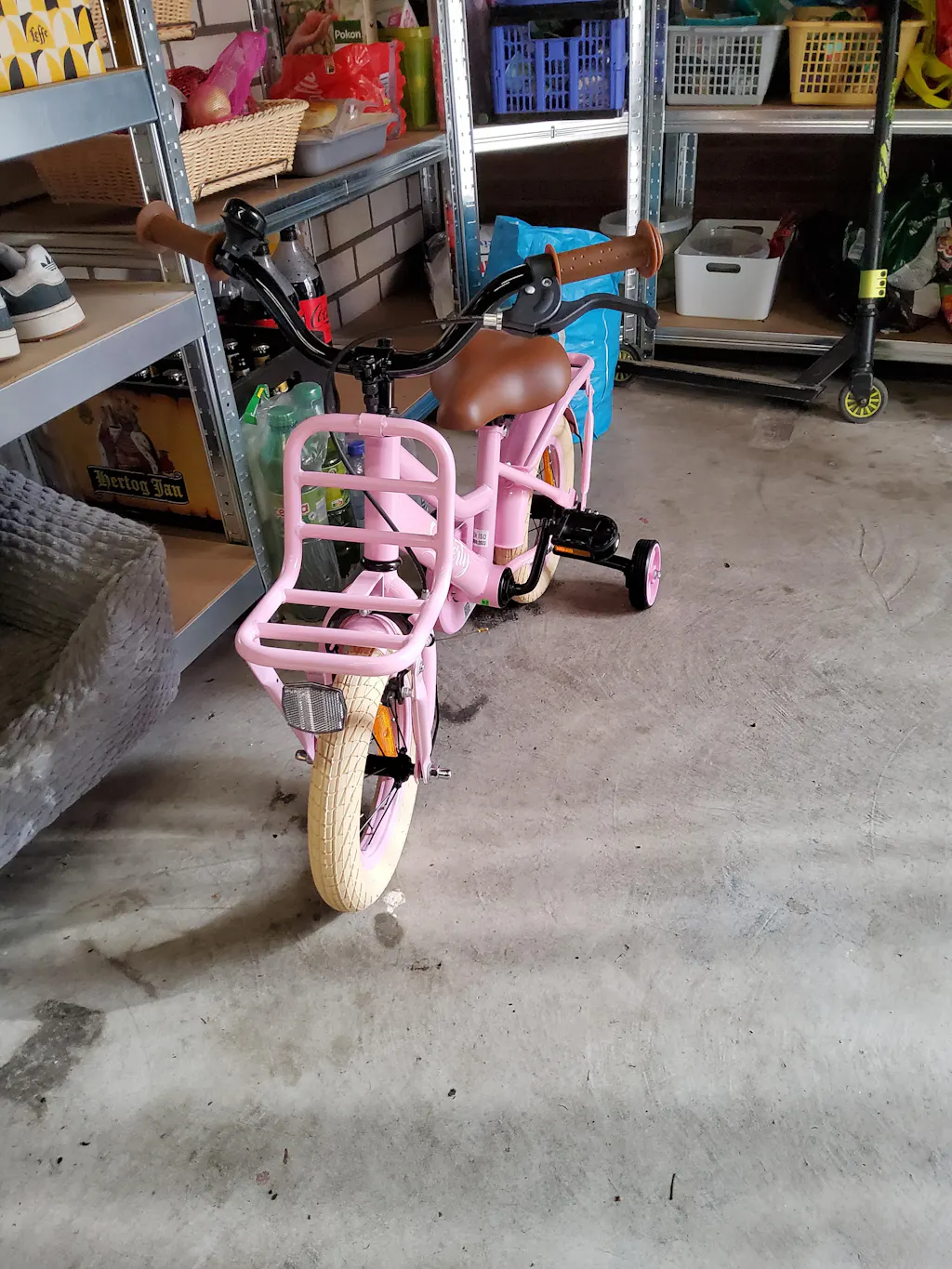 Liberty meisjesfiets Roze 12 inch