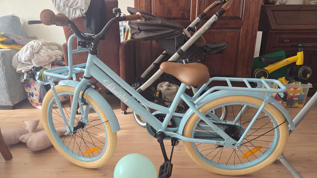 Liberty meisjesfiets Blauw 20 inch