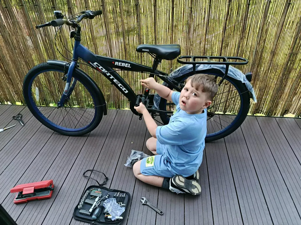 Rebel Jongensfiets 24 Inch Blauw - 6 Versnellingen
