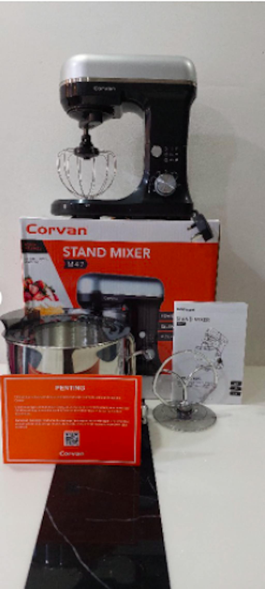 Corvan Stand Mixer M47 DC Motor 4.7L