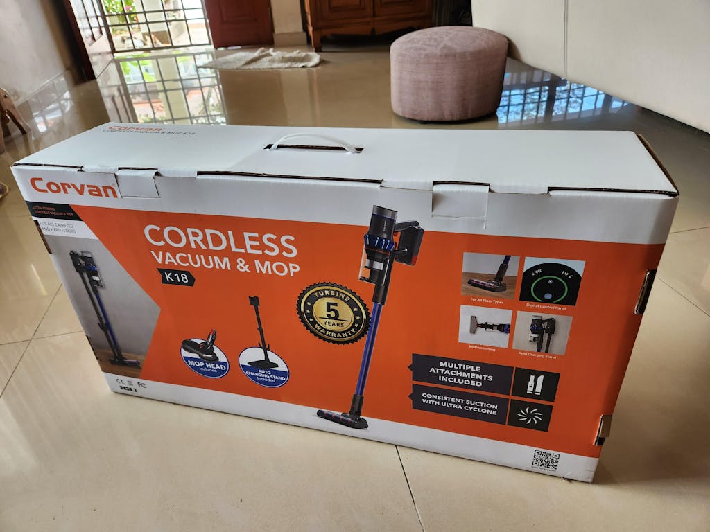 Corvan 2 In 1 Cordless Vacuum Cleaner & Cordless Mop K18