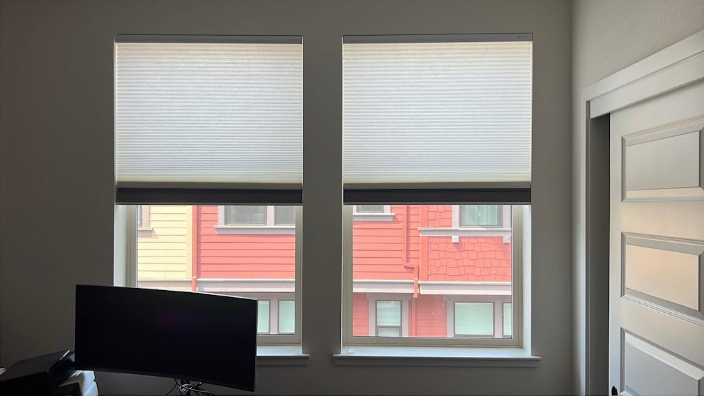 Smart Day/Night Cellular Shade — Blackout & Light Filtering