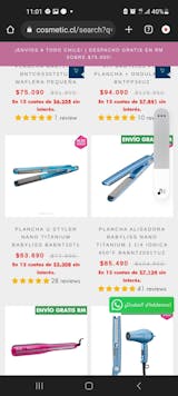 Ripley - PLANCHA ALISADORA DE CABELLO BABYLISS PRO NANO TITANIUM 32MM -  NUEVO MODELO