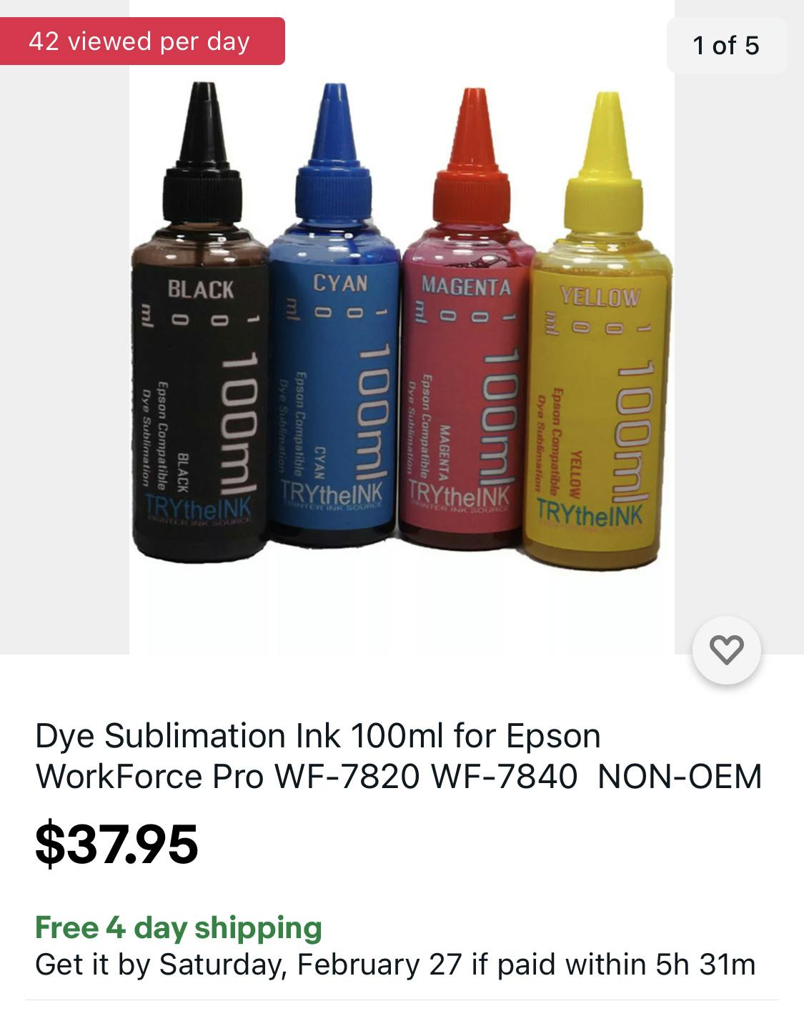 7820 sublimation kit