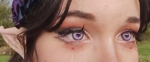 Lentille Violette Nébuleuse