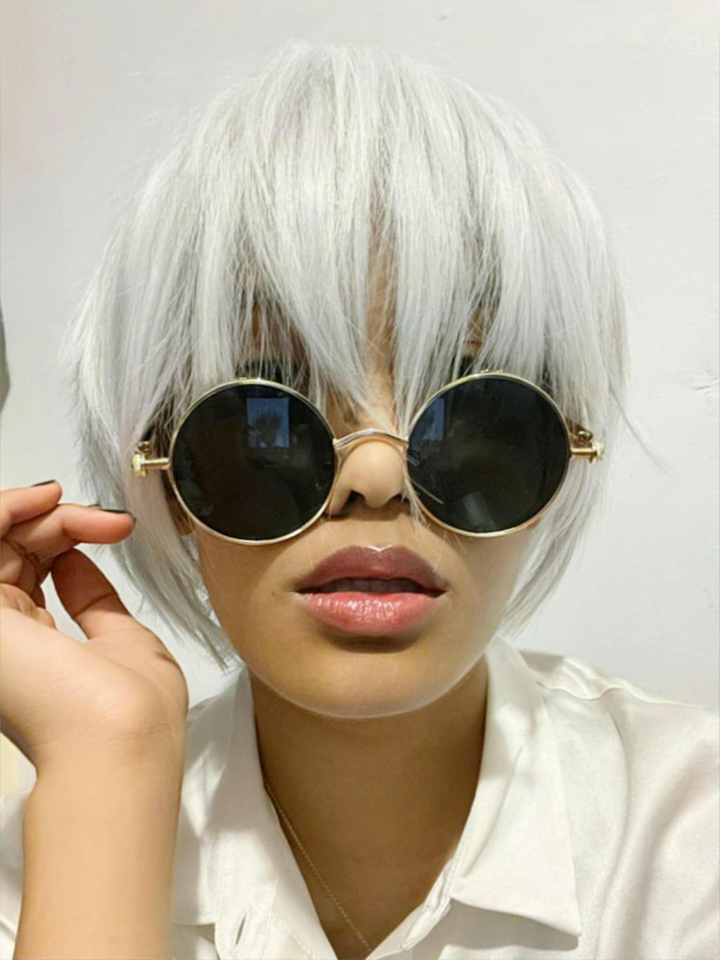 Jujutsu Kaisen Gojo Satoru Short Silver White Cosplay Wig TB1645