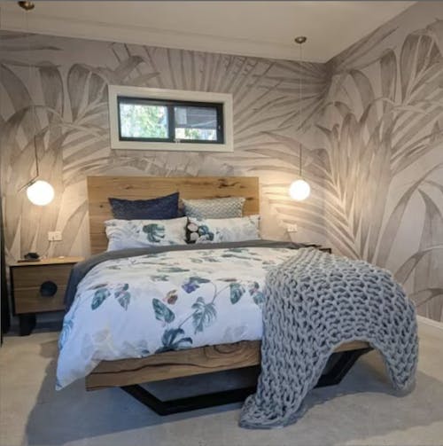Retro Palm Leaves Wall Mural AM023