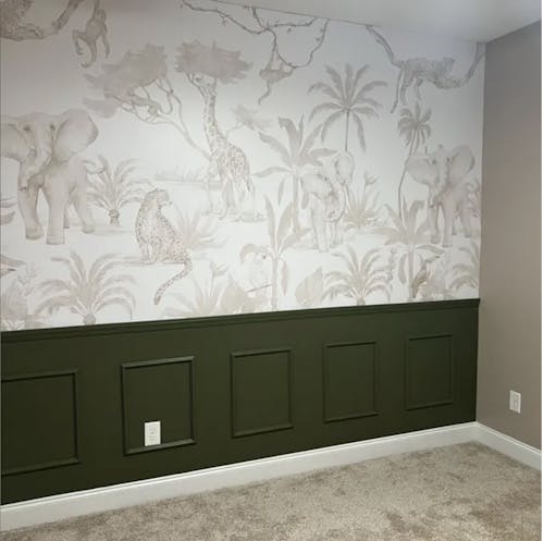Neutral Animal Print Wall Mural CCM177
