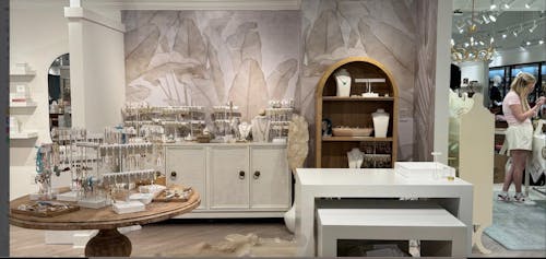 Beige Palm Leaves Wall Mural WM085