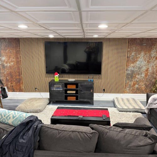 Bronze Gray Rusty Metal Texture Wall Mural CCM204