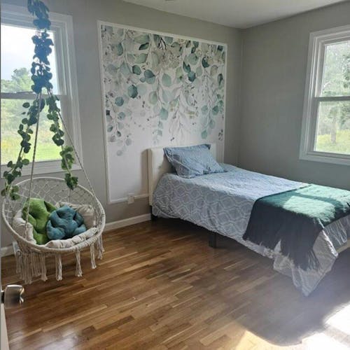 Eucalyptus and Flowers Wall Mural CCM135