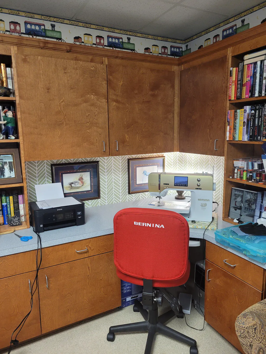 Green Chevron Herringbone Wallpaper CC032