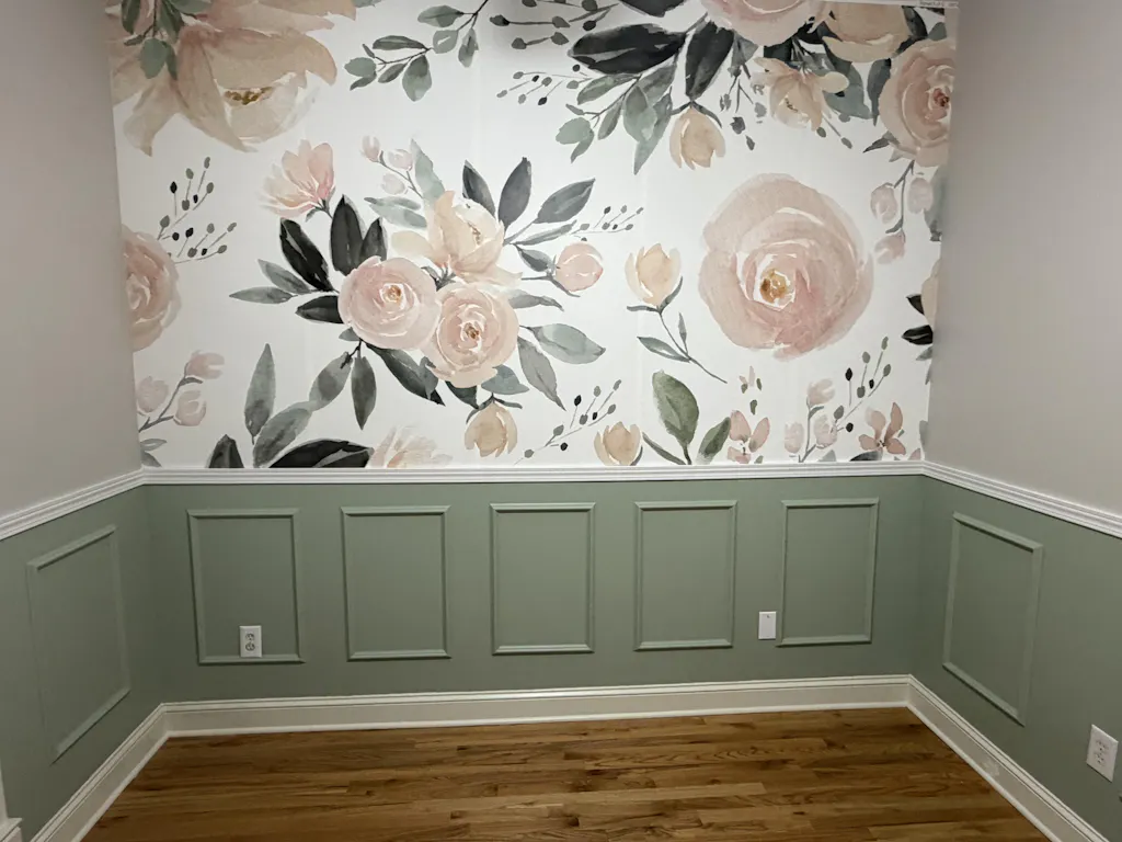 Soft Pink Roses Wall Mural WM011