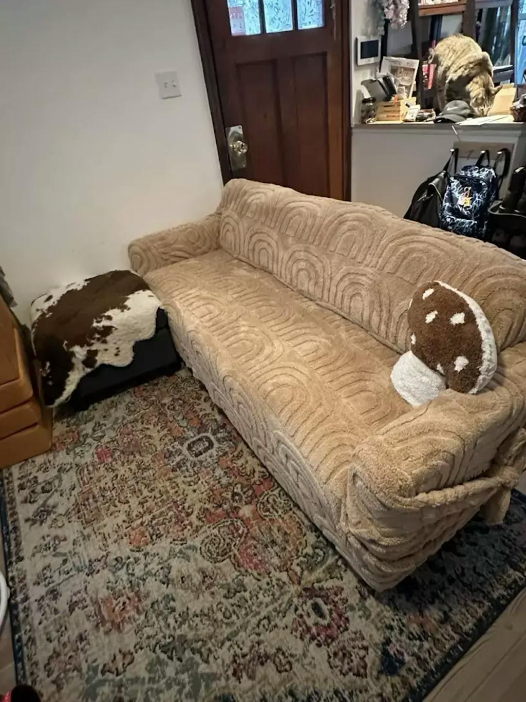 Coverfect Soft Rainbow Sofa Cover