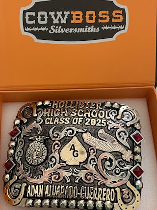 Faceted Success Custom Buckle