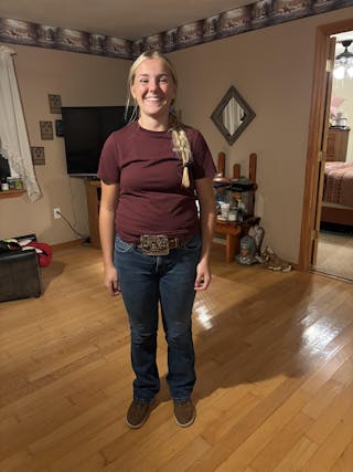 Faceted Success Custom Buckle