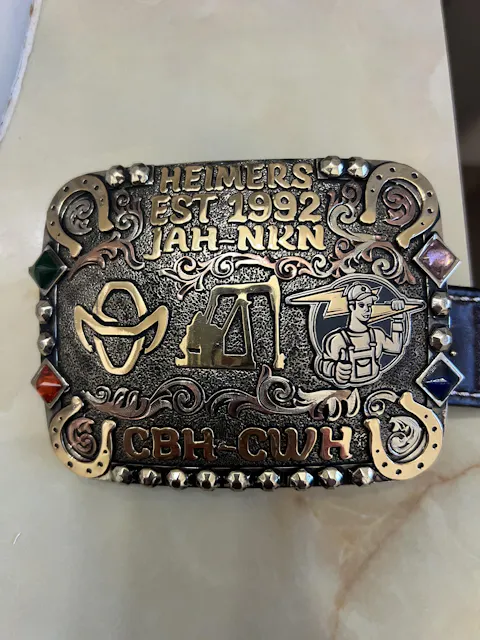Faceted Success Custom Buckle