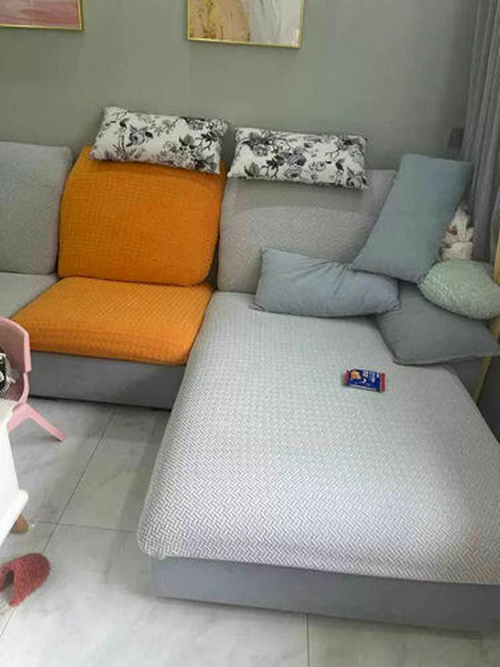 LShaped Sofa Cover Allinclusive Universal Sofa Covers Elastic L
