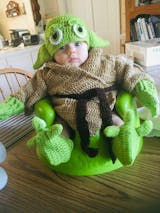 Star Wars Yoda Baby Costume Hand-Knit Outfit Set 