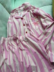 Pembe Pink Panther Pamuklu Modal Pijama Takımı