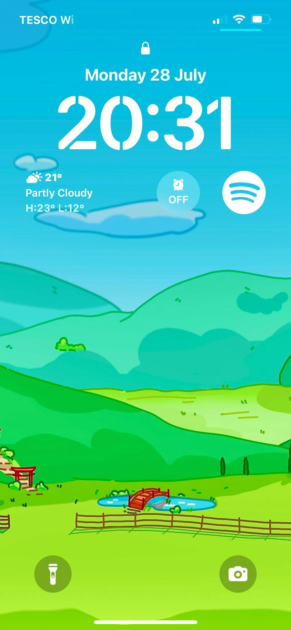 MySweetChubs Rural Life in Summer Digital Wallpaper