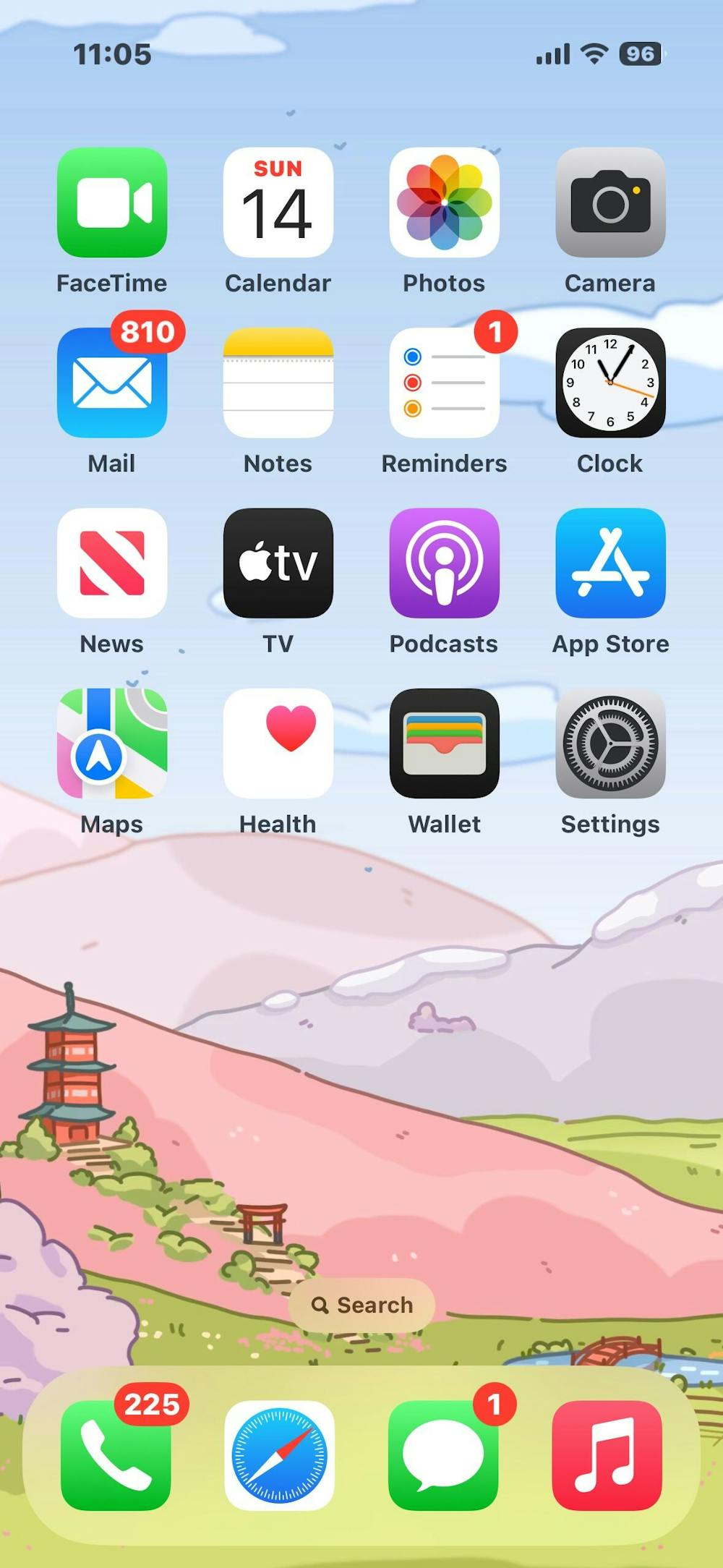 MySweetChubs Rural Life in Spring Digital Wallpaper