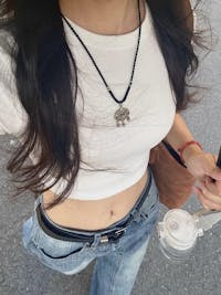 Retro Blue High-Waisted Wide-Leg Jeans