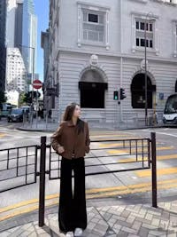 Loose Drape Straight-Leg Pants