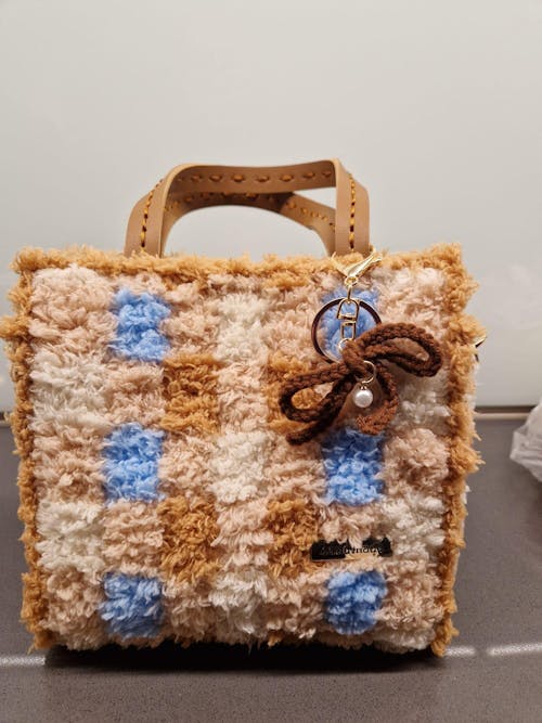 CHOCOLATE GINGHAM - Woven Tote Bag Kit