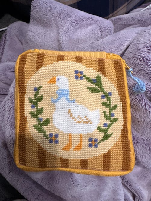 Duck, Duck, Goose - Needlepoint Pouch Kit